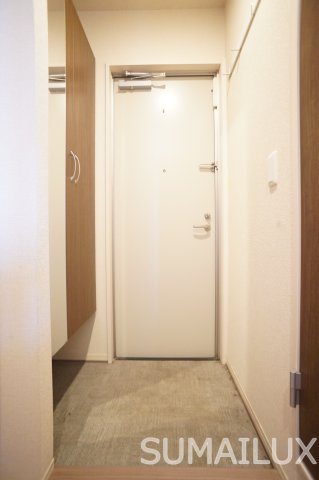 熊本市南区御幸西４丁目のアパートの玄関