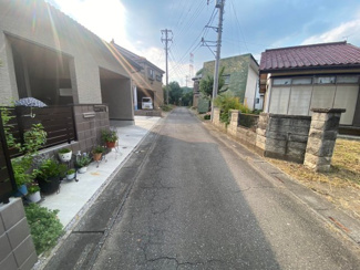 【前面道路含む現地写真】 | 日高市北平沢　建築条件なし売地　「高麗川駅」徒歩36分　敷地162坪　【高麗川小学区】
