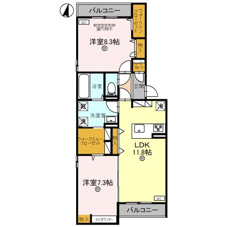 【間取り】 | D-ROOM和歌山黒田