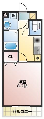 ブリリアント大木Ⅱの間取り|反転タイプございます