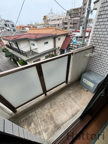 貴田第二マンションのバルコニー