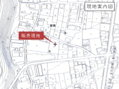 あきる野市留原　売地の地図