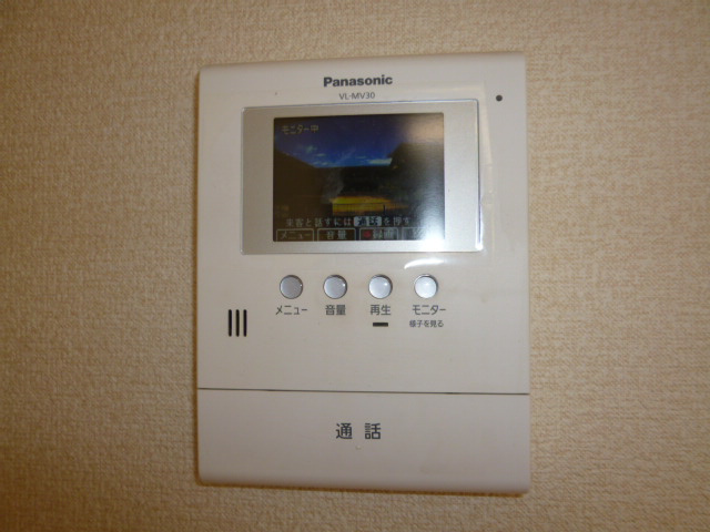 倉敷市連島町鶴新田のアパートのセキュリティ|ＴＶインターホン
