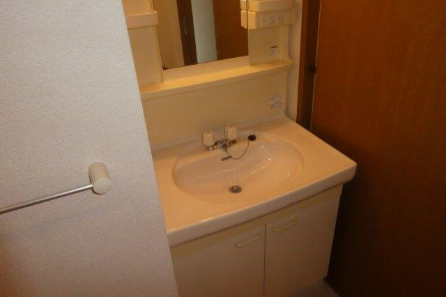 倉敷市笹沖の賃貸マンションの洗面所