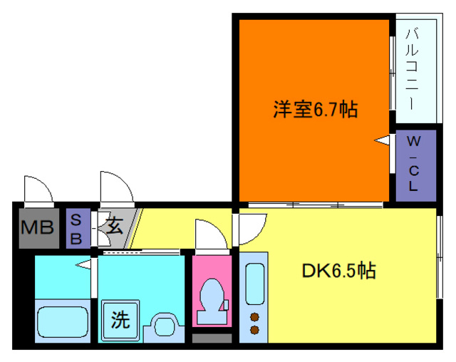 LIBERTA御影の間取り