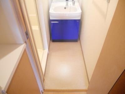 プレサンス京都四条堀川の浴室|脱衣スペース