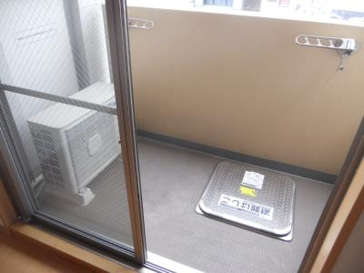 プレサンス京都四条堀川のバルコニー