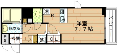 プレサンス京都四条堀川の間取り|間取り図