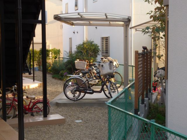 藤原ハイツの駐車場