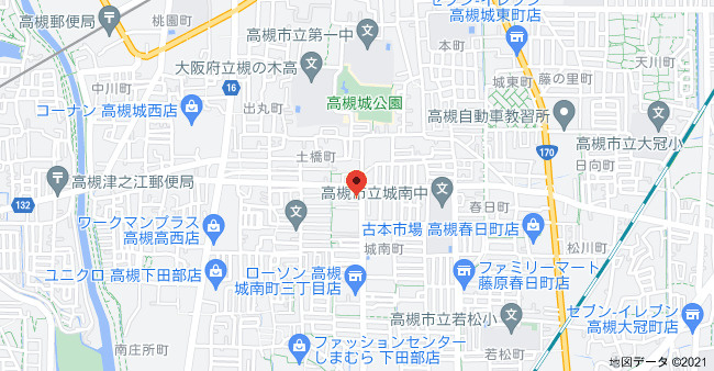 カセイハイツの地図