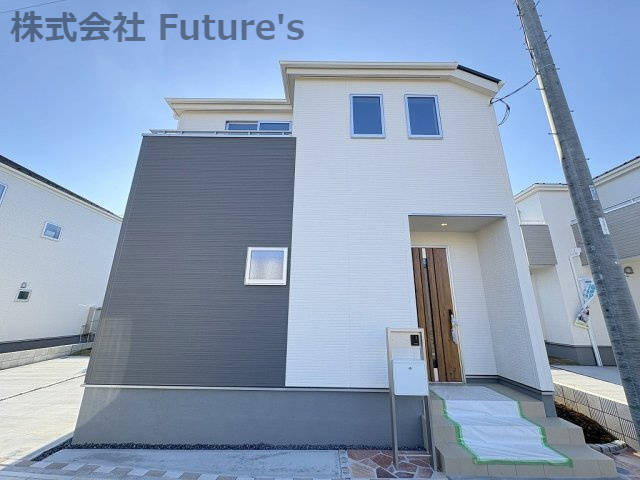 三郷市上口1丁目　新築戸建　全6棟　2号棟の外観|2024年10月完成の新築分譲住宅