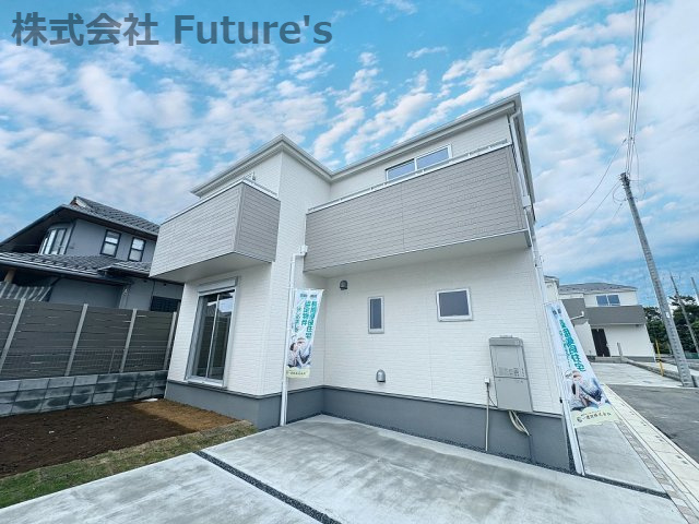 三郷市上口1丁目　新築戸建　全6棟　3号棟の外観|◆中央6ｍ開発道路で開放感のある全6棟の新築分譲住宅◆