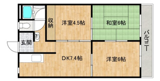 【間取り】 | 大和ビルマンションＢ棟