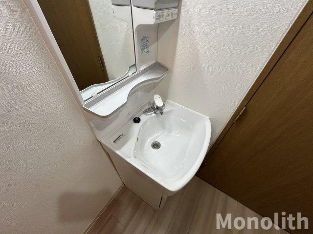 鶴山台2号棟の洗面所