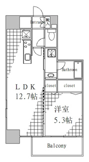 【間取り】 | ルカナル門前仲町