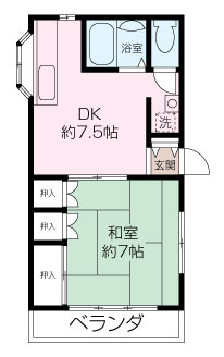 都築アパートの画像