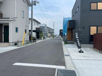 【前面道路含む現地写真】 | 寒河江市西根【新築建売住宅】 | 前面道路