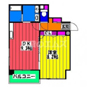 【間取り】 | コンフォール博多駅南の間取り