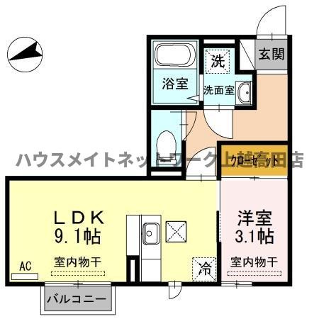 アネシス寺町の間取り|間取図