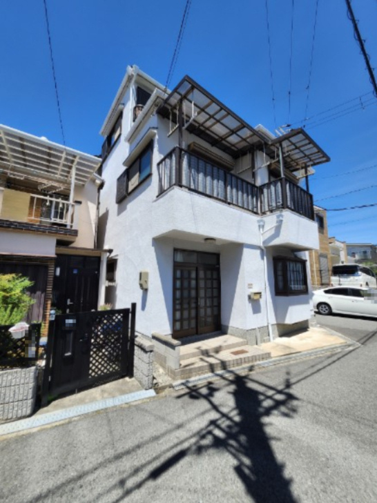 高石市東羽衣５丁目戸建の前面道路含む現地写真