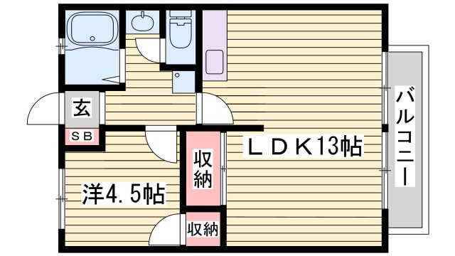 サンシティ小林の間取り