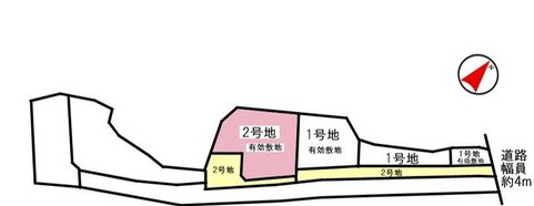 明石市東朝霧丘　土地　２号地の土地図|●資料・カタログのご請求無料●最寄り駅の大蔵谷駅まではバスで4分。徒歩でも２０分と便利な立地です♪