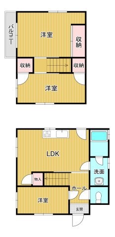 【間取り】 | 花山台戸建て | 花山台戸建て(Good Home)