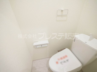 【トイレ】 | 現地写真（１号地２階トイレ）温水洗浄便座を標準装備！