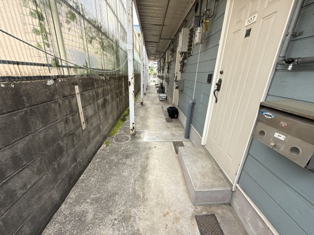 サンハイツ八代のバルコニー