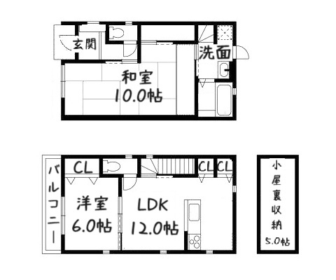 藤田町4丁目　中古一戸建ての間取り|間取り図はいかがですか？ご希望を叶える間取りですか？リビングの広さは？水回りの位置は？カウンターキッチン？など色々な情報が集約されています。弊社ではリフォームなどのご相談も承っております。