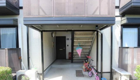 ハミングタウン合川 Cのエントランス