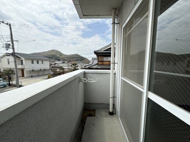M`sコート紫雲のバルコニー
