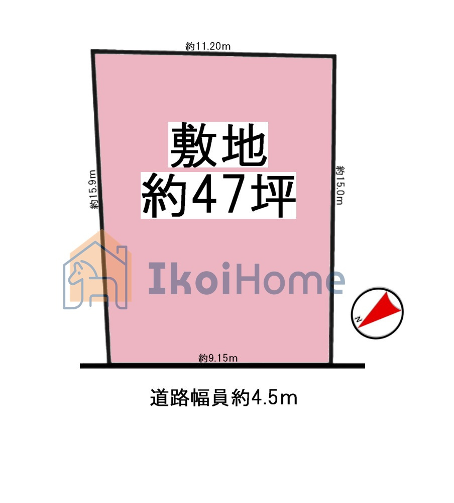 明石市大久保町森田　土地の土地図|●年中無休:当日予約可●　建築条件がないのでお好きなメーカーで建てられます♪