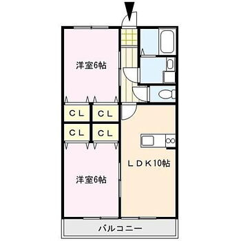 クインズコートの間取り