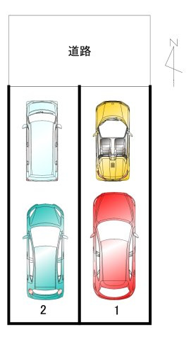 桐原1丁目　駐車場の間取り