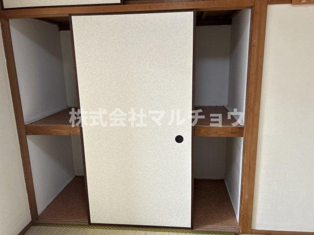 紀宝ハイツの収納|専用の収納スペースです