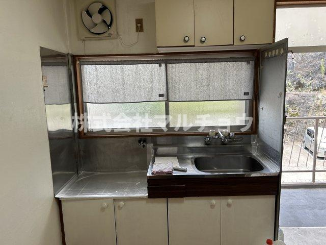 紀宝ハイツのキッチン|使いやすいキッチンです