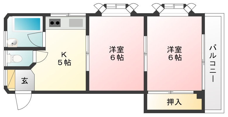 コーポラスシルバーの間取り