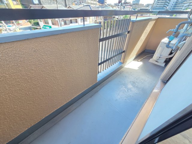 旭ハイツ川面のバルコニー