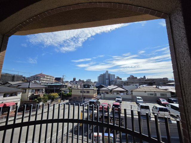 旭ハイツ川面の展望