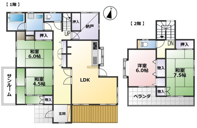 【間取り】 | 東金市菱沼　中古戸建