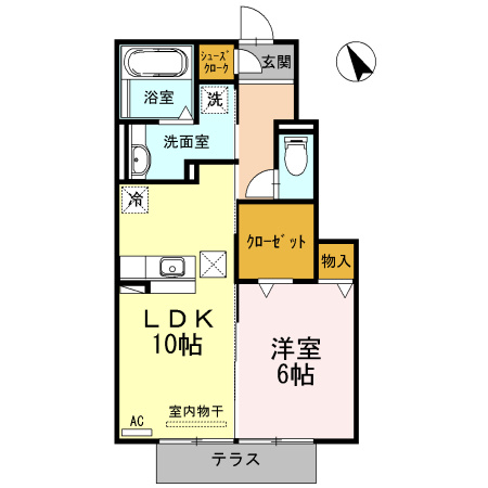 【間取り】 | ヴィダ　フェリィス二番館