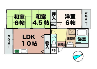 【間取り】 | ベルデュウラ池上