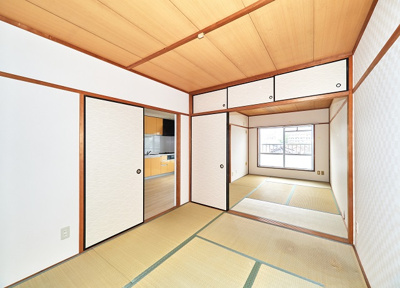 【和室】 | ベルデュウラ池上 | 6帖4.5帖続き和室