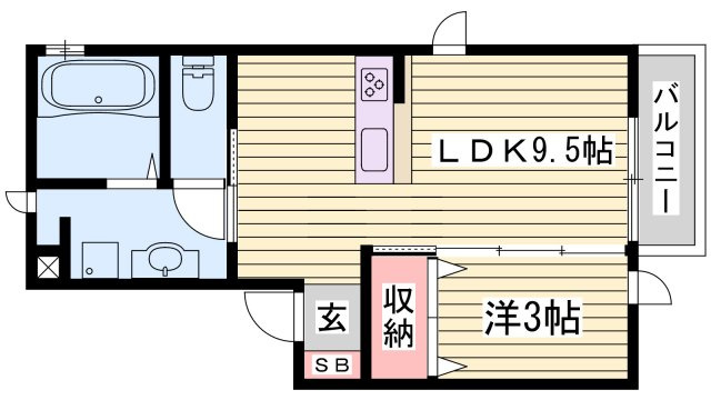 白城苑の間取り