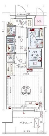 【間取り】 | エステムコート神戸ハーバーランド前5アクア