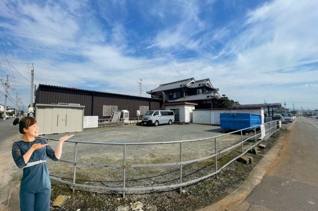 松前町西高柳売土地の外観