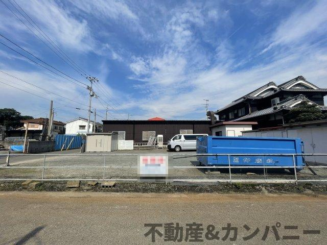 松前町西高柳売土地の前面道路含む現地写真|前面道路含む現地写真です