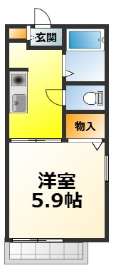 プチメゾンくずのはの間取り