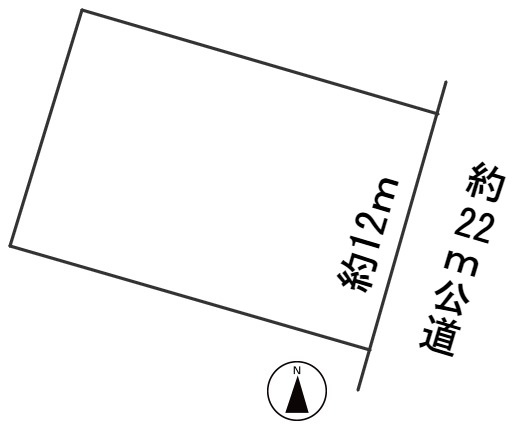 ６２３７５　岐阜市大福町土地の区画図